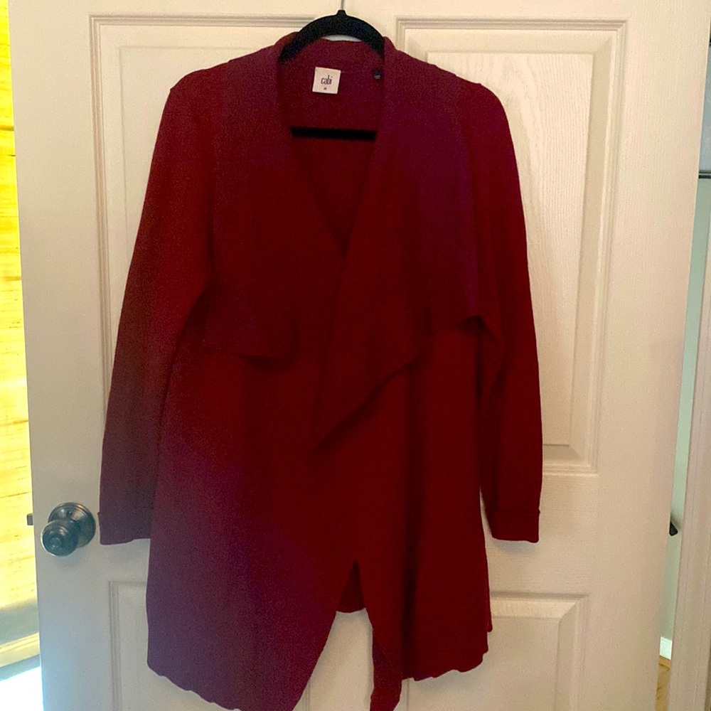 Cabi Cozy Up Two toned cardigan. Style 3479